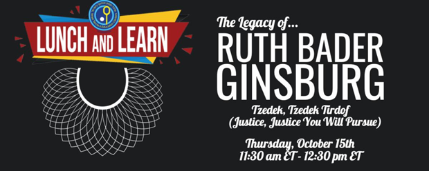 Lunch & Learn featured story image for The Legacy of Justice Ruth Bader Ginsburg | Lunch & Learn with Abbe Gluck