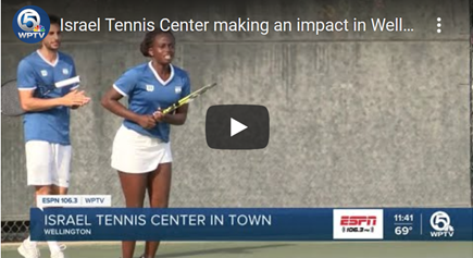 Media Coverage featured story image for WPTV News: Israel Tennis Center making an impact in Wellington