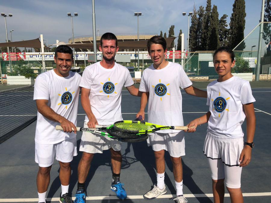 Media Coverage featured story image for Israel Tennis & Education Centers Foundation student team swinging through Atlanta during Summer US exhibition tour