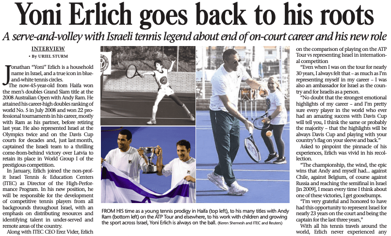  featured story image for Yoni Erlich Goes Back to his Roots